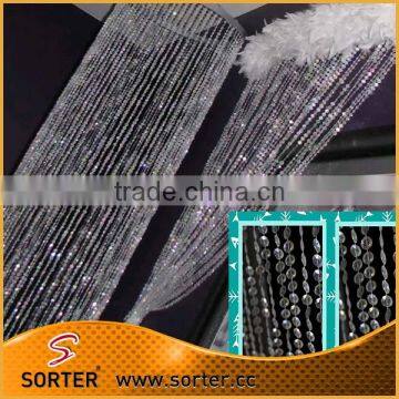 best selling acrylic curtain for office fancy crystal drapes