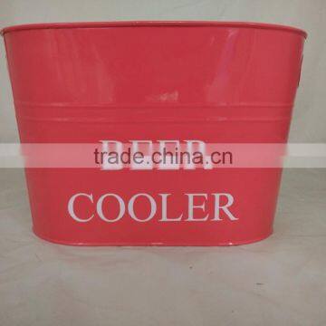 Manufacture good quality full color painting galvanized beer bucket