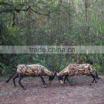 ARABIAN ORYX Driftwood Sculpture photo-3