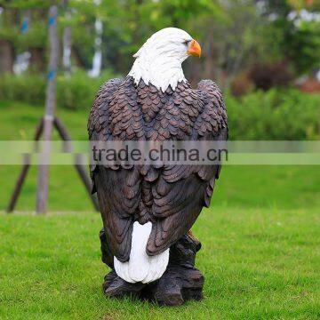 Outdoor Garden Decoration Resin Craft Eagle Fiberglass Animals for Sale photo-2