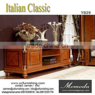 YB29 noble classic living room furniture fancy design TV stand cabinet