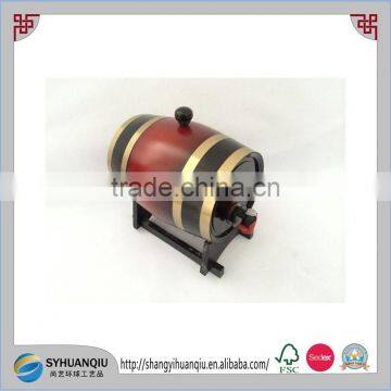 Vintage Old Whiskey Wooden Wine Barrel 5L photo-2