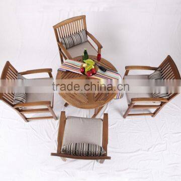 2017 BISINI Outdoor Wooden Furniture Table Chair Sets Garden Dinning Sets(BG11-M042) photo-2