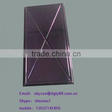 2015 Hotsale Thermoform Blister Black Acrylic Plastic Cover for Light Boxes