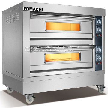 Electric Deck Oven Front S/S 2 Deck 4 Trays FMX-O38B