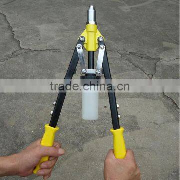 18'' Professional Industry Heavy Duty Double Hand Riveter Gun with A Collecting Bottle/hand rivet nut tool