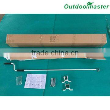 1.6x1.2M Folding Manual Sand Aluminum Awning Window photo-6