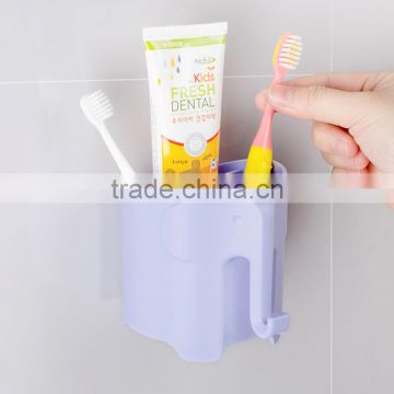 2017 New Arrival Storage Holder Box, Cute Animal Design Wall Mounted Kids Toothbrush Dispenser Holder