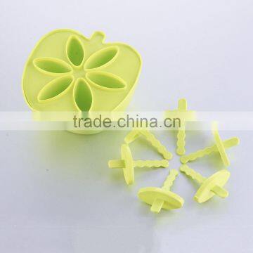 Cheap Wholesale Homemade Apple Shaped Plastic Ice Lolly Cream Mould photo-2