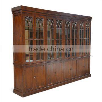 Cabinet Book Shelves James Walnut Doff Mahogany Wood Furniture, Indoor Furniture Cabinet Solid Wood Handmade photo-2