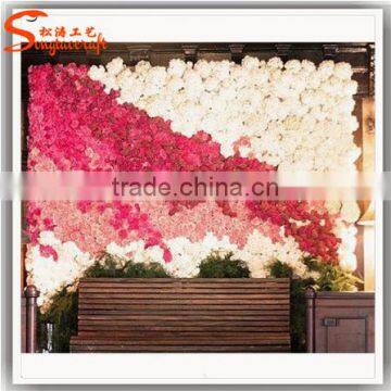 Factory Hot Sale Customized Artificial Glass Flower Wall Art for Wedding Decor photo-5