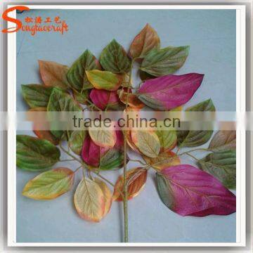 Factory Wholesale Artificial Big Green Leaves for Decoration photo-2