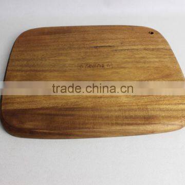 Cheap Acacia Wood Plate Serving Fruit Plate Wooden Steak Plate