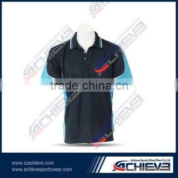 Sport Active Cricket Team Shirts Sublimated Printing Fashion Polo Wear,custom Gym Polo Jerseys Wholesale photo-5