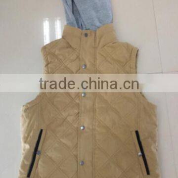 Factory Waistcoats Bulk Wholesale Vest With Hood Casual Mens Vests photo-3