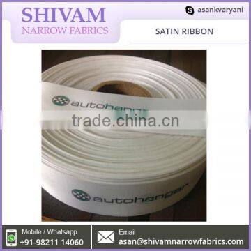 Exotic Looking Highly Durable Polyester Satin Ribbon at Competitive Price