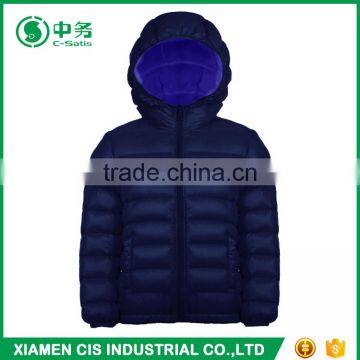 New Design Multi Color Ultra Light Hooded Unisex Children Winter Down Jacket photo-5