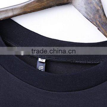 Custom Print Christmas Sweatshirt Ribbed Neak Black Oversized Sweater 100 Cotton Crew Neck Sweat Shirt photo-4