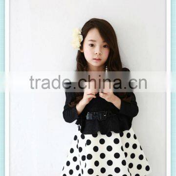 2014 New Arrival Baby Girl Birthday Dress New Item China Baby Girl Dress Polka Dot Tutu Skirt photo-3