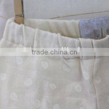 2016 Hot Sale Baby Clothes Summer Casual White Polka Dots Plain Baby Ruffle Bloomer photo-2