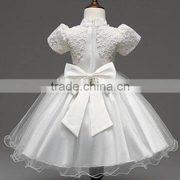 C0186#2017 Summer Kids Clothes Baby Frock Design Pictures Baby Girl Wedding Dress photo-2
