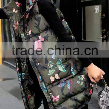 2016 New Fashion OEM Outdoor Sleeveless Long Woman Winter Warm Jacket photo-4