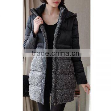 2015 Women 100% Polyester Long Joint Duck Down Jacket photo-2