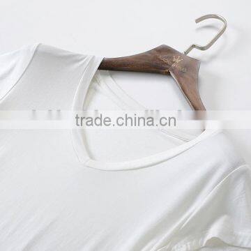 High Quality Promotional Custom Design Short Sleeve Cheap Plain Blank T-shirt Women