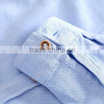 S33465W 2017 Children Boy Fashion Solid Long Sleeve Cotton Blouse photo-4