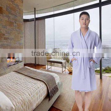 High quality 100% cotton bathrobe for men