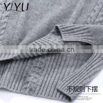 Hot Sale Winter Women Cashmere Cable Knit Sweater photo-4