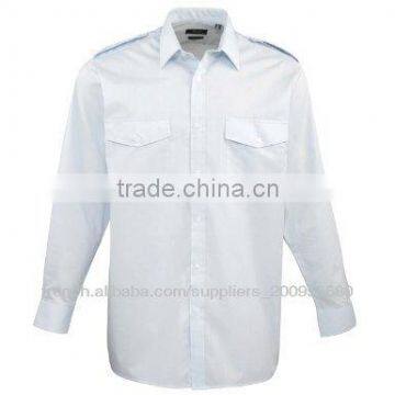 Premier Mens Short Sleeve White Airline Shirts Airline Pilot Shirts photo-3