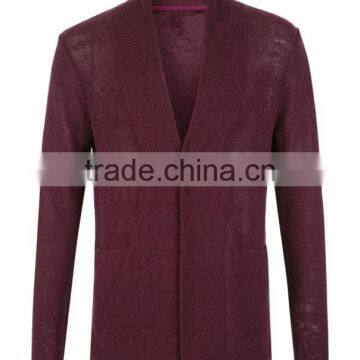 Men's Fashionable Heavy Causal Shawl Collar Knitted Cardigan Sweate With Wholesale Price photo-4