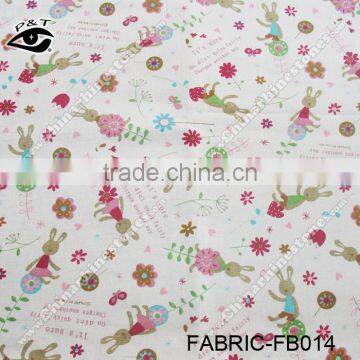 Lovely Rabbit Design Fabric DIY Fabric For Household Fabric Table Cloth Curtain Sofa