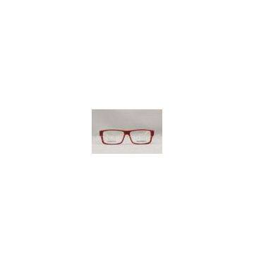 Red Emporio Armani Eyeglasses Branded Optical Frames EA9597 D01 With Acetate White Legs