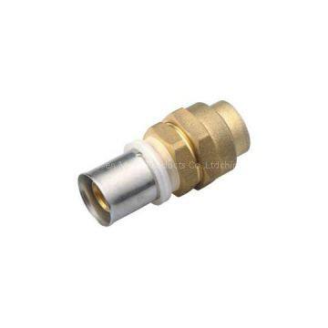 Brass Crimp Flared Copper Compression Union