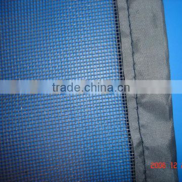 Fiberglass insect screen coated by PVC