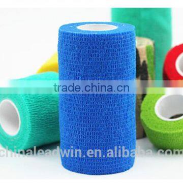 Certificated Non Woven Colorful Self Adhesive Elastic Bandage For People And Pet Use photo-2