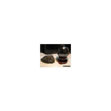 black tourmaline  ball semi precious stone gem crafts