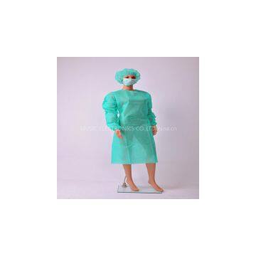 Long Sleeve Surgical Gown with Knitted Cuffs