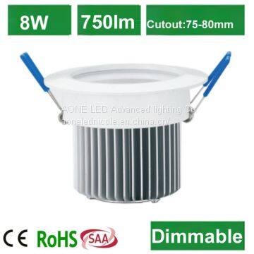 DL33 10W SAA CE Rohs Approved LED Flat Diffuser Downlight Ceiling Lighting Bathroom Lighting photo-2