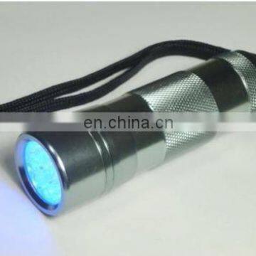 12 UV LED emergency flashlight