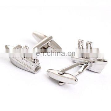 Yacht Cuff Link Silver Vessel Shirt Cufflinks for Men photo-3