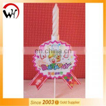 2015 new style magic flasher spiral singing birthday candle