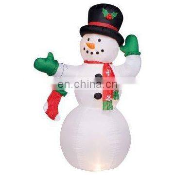 inflatable snowman, inflatable christmas snowman
