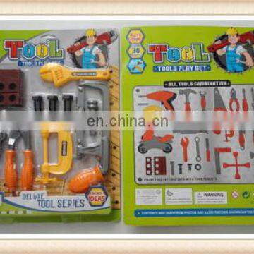 Kids plastic box set mechanic workshop build brains tool toys