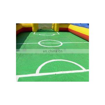 Large inflatable water football pitch