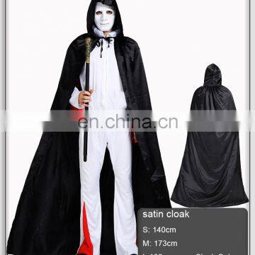 Halloween costume Adult cloak black wizard robe death vampires cosplay costume