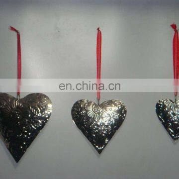 Heart Christmas Ornaments Set Of 3