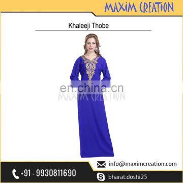 Modern Royal Blue Long Maxi Caftan Dress 6058A